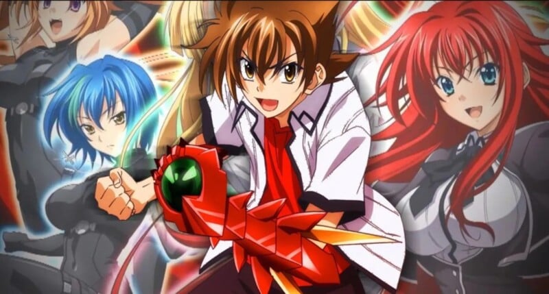 12+ Best Polygamy Anime That Support The Idea Or Promote It (Recommended) 37 High School DxD harem series