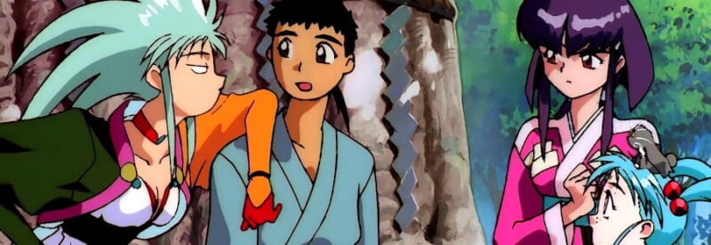 12+ Best Polygamy Anime That Support The Idea Or Promote It (Recommended) 34 Tenchi Muyo harem scaled 1