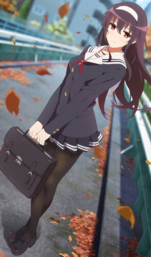 The Greatest Harem Anime Waifu's Of All Time That Will Impress 38 Utaha Kasumigaoka How To Raise A Boring Girlfriend cute waifu