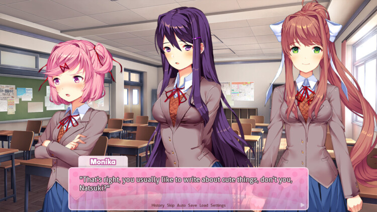 Is Doki Doki Literature Club Worth Playing? (Breakdown) 27 doki doki literature club girls trio