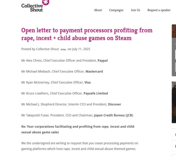 Steam Updates Policy To CENSOR Anime/Hentai Games That Violate Visa & Mastercard Rules 28 GwAUXRvWUAAjhyb