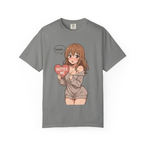 Ecchi Anime Notice Me Senpai T-shirt - Kawaii Fashion 64 10581356710924627291 2048