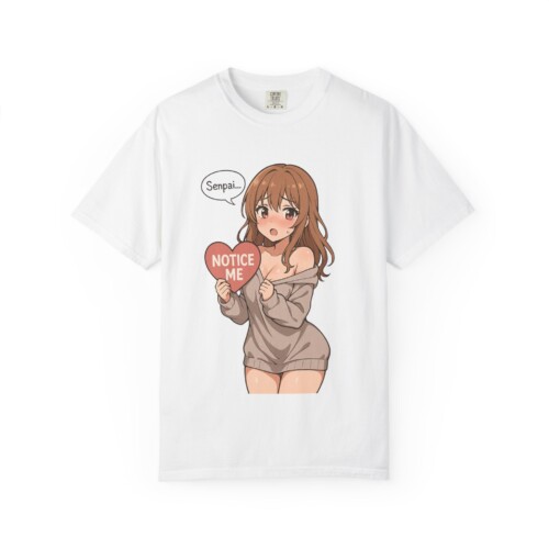 Ecchi Anime Notice Me Senpai T-shirt - Kawaii Fashion 25 15298691749408175716 2048