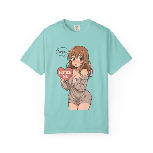 Ecchi Anime Notice Me Senpai T-shirt - Kawaii Fashion 57 591546810265936886 2048