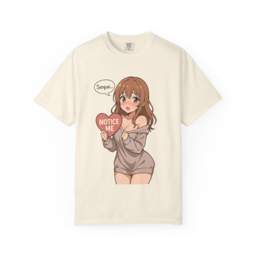 Ecchi Anime Notice Me Senpai T-shirt - Kawaii Fashion 29 8131946659199637662 2048