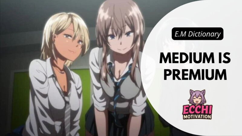 Medium Is Premium terms glossary - ecchi motivation Medium Is Premium
